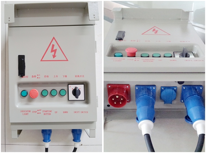 Suspended Platform Parts , Electrical Control Box For Suspended Platform