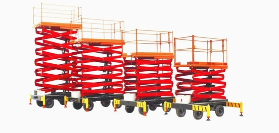 DC 24V Self Propelled Aerial Working Platform For Factory , Hotel