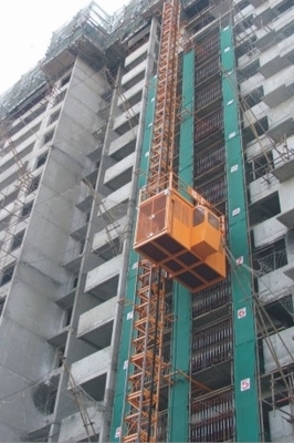 Material Lift Construction Hoist Elevator with Schneider , LG Electric Parts