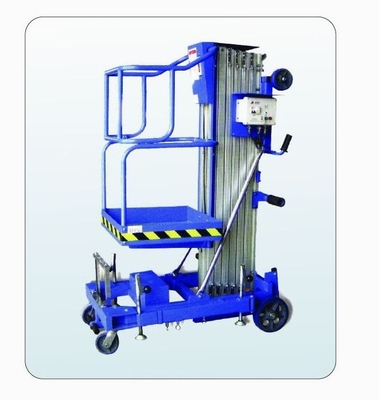 Aluminum Alloy Hydraulic Lift Platform Trolleys AC 220V / 50HZ Rated Load 125 kg