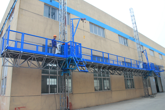 Confortable Mast Climbing Work Platform for Working Height 100 m