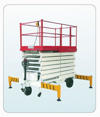 AC 220V 380V Electric Scissor Lift Aerial Work Platform with 1750 - 12000 mm