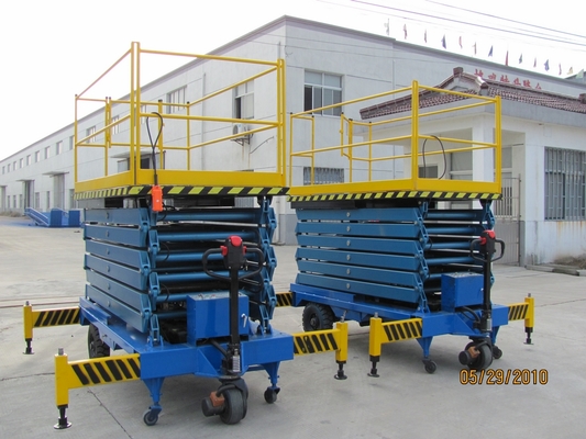 DC 24V Self Propelled Aerial Working Platform For Factory , Hotel