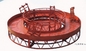 1200Kg 30 kN Rounded Lifting Rope Suspended Platform for Decorating