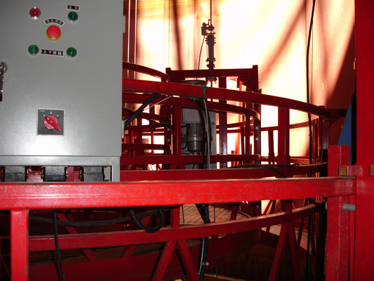 Safe Chimney Suspended Platform Cradle for Boiler , Barn Working