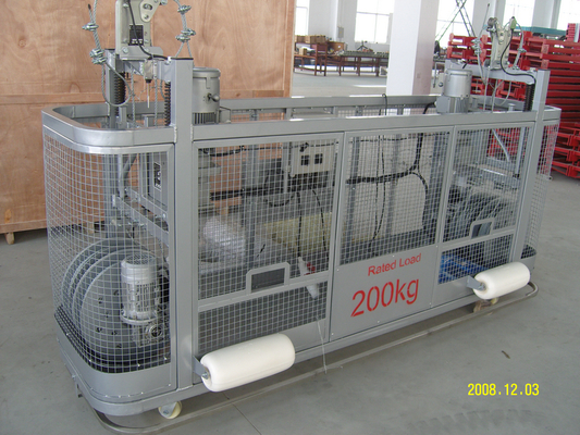 Customized BMU Steel Suspended Access Systems Gondola with Winch