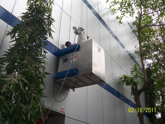 1.5kW 380V Single Person Suspended Access Platform ZLP250 for Cleaning